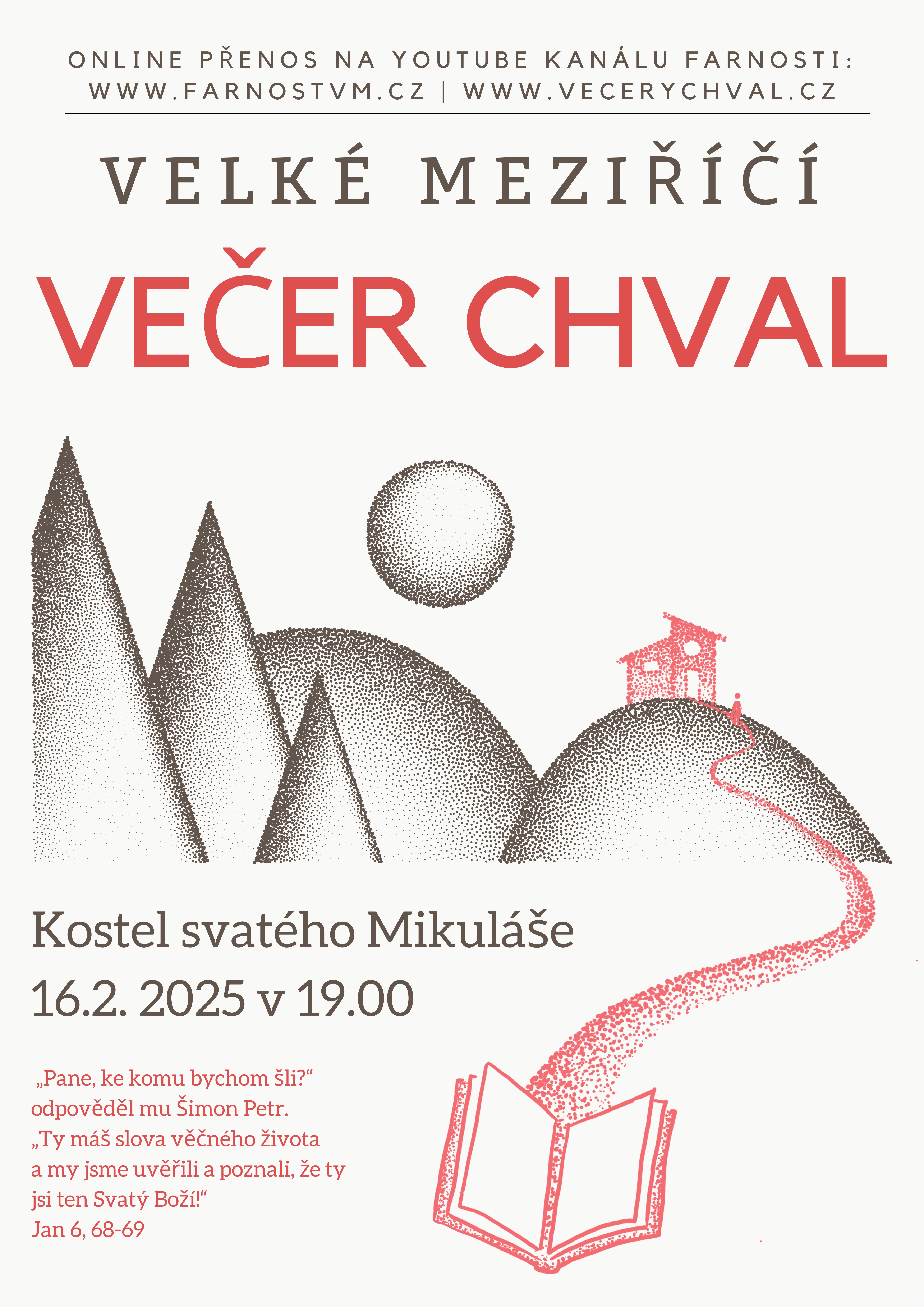 Večer chval únor 2025